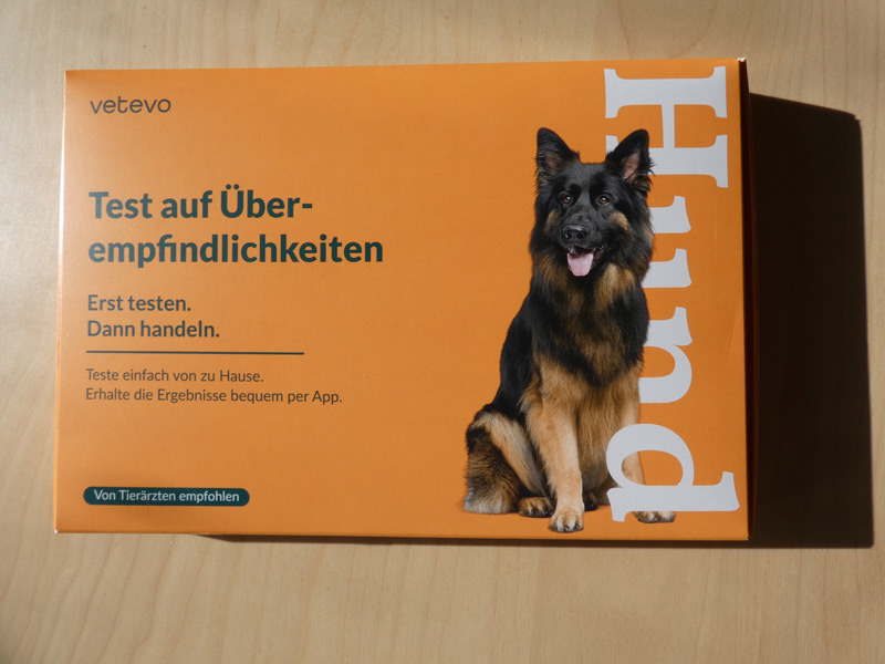Wir haben den vetevo-Allergietest für Hunde gemacht